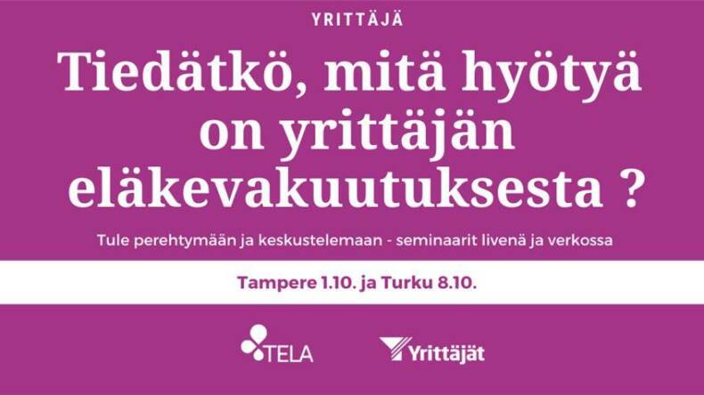 Yrittäjäseminaarit 2020 mainoskuva.