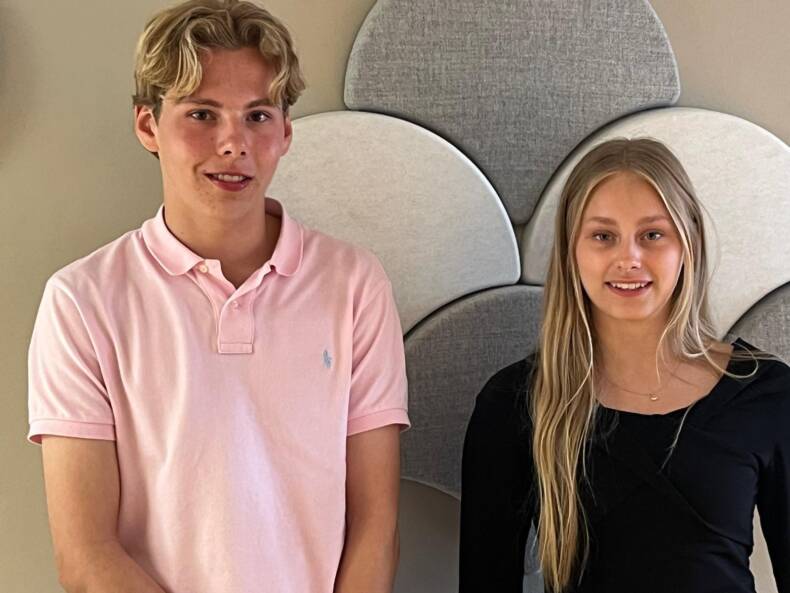 Kuvassa Toivo Kalmari ja Sofia Gröhn